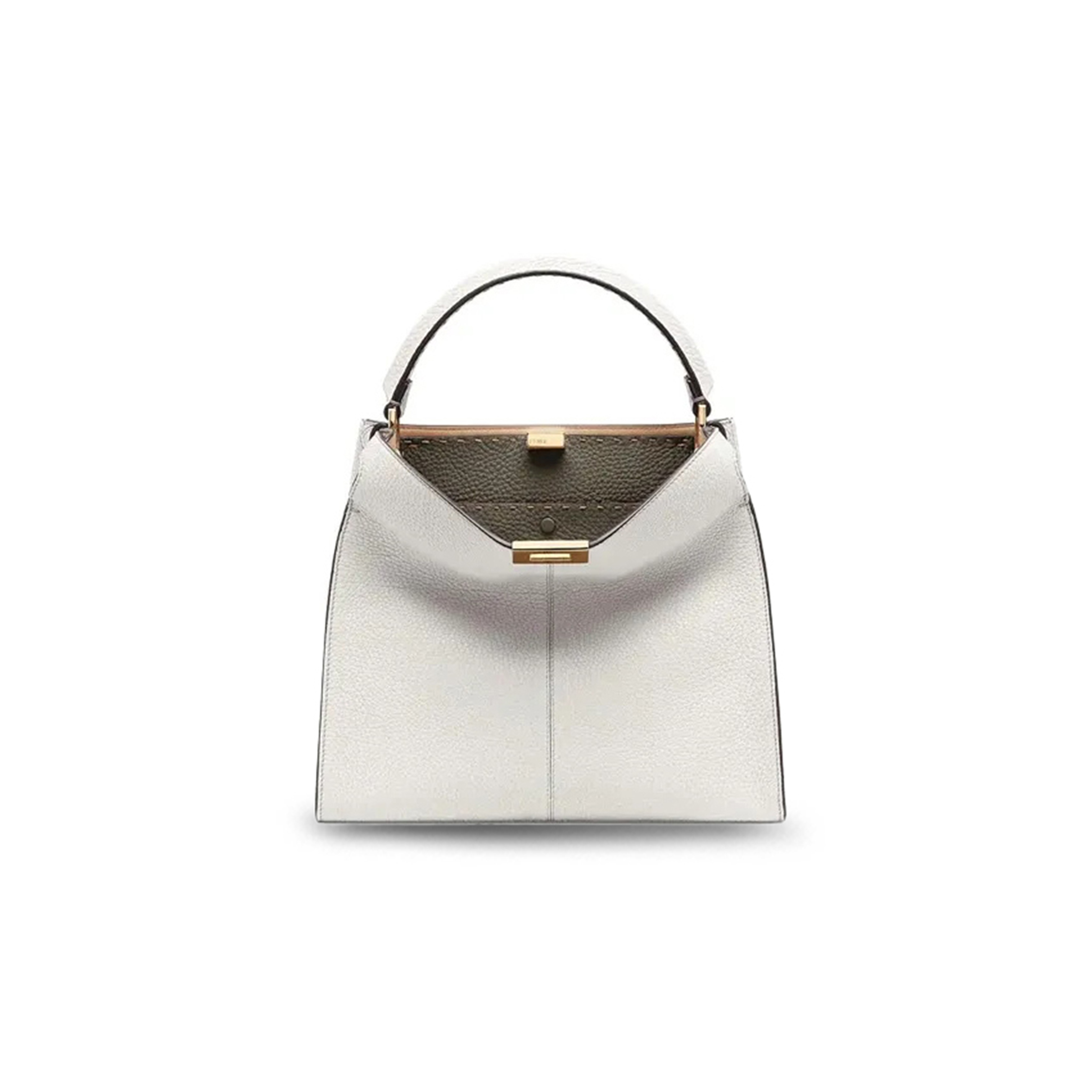 FENDI PEEKABOO X-LITE MEDIUM TOTE SHOULDER BAG 8BN310SMTF1BZA (30*25*14cm)